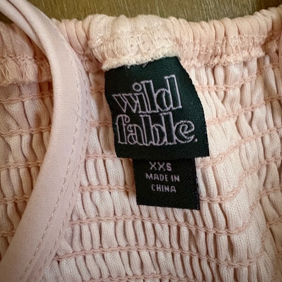 Wild Fable Pink Ruffled Mini Dress - Picture 6 of 7